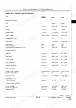 john-deere-6101-diesel-engine-technical-manual-ctm20-specs-18.webp John Deere 6101 engine specifications table for 6101A and 6101H models including fuel, lubrication, and system data.