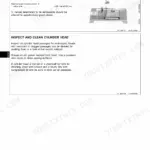 John Deere 6101: Procedures to inspect and clean cylinder head and check valve runout using D0508ST inspection center.