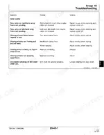 john-deere-7200-7240-7300-7340-planter-technical-manual-tm1344-troubleshooting-477.webp John Deere 7200, 7300, 7240, 7340 troubleshooting table for row unit planting, closing wheel, and drill shaft alignment issues.