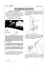 john-deere-8100-variants-grain-drill-technical-manual-tm1131-hydraulic-57.webp John Deere 8000 series grain drill manual: rear mounted row marker selector valve solenoid repair and voltage check procedures.