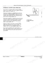 john-deere-820-mower-conditioner-technical-manual-tm1547-hydraulic-272.webp John Deere 820 Mower-Conditioner hydraulic center link operation diagram, cylinder, orifice, and hose coupler components.