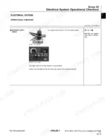 John Deere 9410, 9510, 9610 electrical system operational checkout procedure for warning lights check with turn signal and light switch.