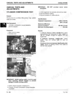 john-deere-f735-front-mower-technical-manual-tm1597-procedures-39.webp John Deere F735 diesel engine cylinder compression test procedure, specifications, and gauge installation diagrams.