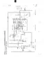 John Deere F735 electrical schematic showing ignition, starting, PTO interlock, and charging circuits with relays and fuses.