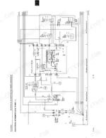 john-deere-f735-front-mower-technical-manual-tm1597-wiring-110.webp John Deere F735 electrical schematic showing starting, ignition, PTO interlock circuits, and ignition control module wiring.