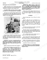 john-deere-jd450-crawler-tractor-crawler-loader-service-manual-troubleshooting-106.webp John Deere JD450 service manual page showing balancer shaft installation, end play checking procedure, and engine assembly steps.