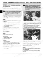 john-deere-lx280-lx280aws-lx289-garden-tractors-technical-manual-tm2046-procedures-50.webp John Deere LX280, LX280AWS, LX289 Kawasaki engine oil pressure and fuel pump test procedures and diagrams.