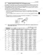 kobelco-sk27sr-3-hydraulic-excavator-service-manual-s5pv0006ze-01-torque-52.webp Kobelco SK27SR-3 torque specifications table for metric coarse thread capscrews and nuts, including lubrication values.