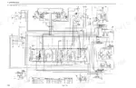kobelco-sk27sr-3-hydraulic-excavator-service-manual-s5pv0006ze-01-wiring-733.webp Kobelco SK27SR-3 hydraulic system diagram showing boom up operation and main relief valve pressure settings table.