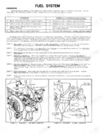kohler-k91-variants-lawn-and-garden-tractor-engine-repair-manual-40008020-procedures-10.webp Ford 80–140 tractor Kohler K91–K321 fuel system carburetor adjustment procedures, troubleshooting table, and diagrams.