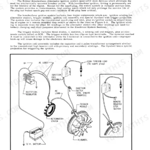 Ford 80–140 tractor Kohler K91–K321 breakerless-alternator ignition system schematic and component diagram.