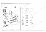Landini Large 13000 exploded view of crankshaft, pistons, and connecting rods with parts list table.