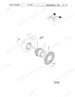 link-belt-210lx-excavator-parts-catalog-1017-chassis-parts-18.webp Link-Belt 210LX exploded view diagram of the traction equipment final drive motor and sprocket assembly.