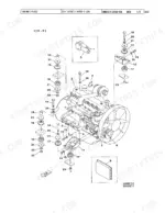 link-belt-210lx-excavator-parts-catalog-1017-engine-parts-68.webp Link-Belt 210LX exploded view diagram of Isuzu engine mounting components, brackets, and hardware.