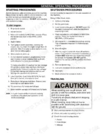 lull-644d-34-rough-terrain-forklift-operator-manual-68998a-operations-22.webp Lull 644D-34 general operating procedures for starting, shutdown, and traveling, including safety precautions and steering modes.