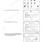 Miller Nitro 7310 hydraulic service brakes calibration steps on the DRIVELINE display screens