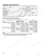 mitsubishi-6d14-variants-diesel-engine-shop-manual-97821-02030-specs-15.webp Mitsubishi 6D14/6D15/6D16 general specifications and engine output application data tables.