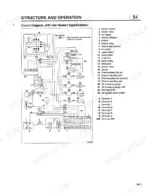 mitsubishi-6d14-variants-diesel-engine-shop-manual-97821-02030-wiring-322.webp Mitsubishi 6D14/6D15/6D16 24V air heater circuit diagram and component list.