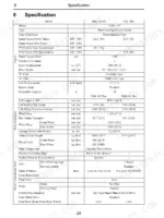 mitsubishi-7530-7532-tractor-service-manual-svc7500c-specs-30.webp Cub Cadet 7530, 7532 technical specification table for K3M-DT engine, body dimensions, and power transmission drive systems.
