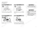 mitsubishi-fb16kt-fb18kt-fb20kt-forklift-truck-operator-manual-99710-79110-maintenance-83.webp Mitsubishi FB16KT, FB18KT, FB20KT troubleshooting guide for safe tire changing procedures and safety warnings.