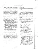 Mitsubishi MT160, MT180 engine service manual page showing engine removal procedures, oil pan and radiator drain plug diagrams.