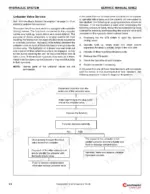 National Crane 600E-2 unloader valve service procedure and hydraulic troubleshooting flow chart.