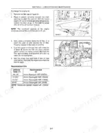 new-holland-3040-3045-3050-tractor-operator-manual-87477124-procedures-62.webp New Holland Boomer 3040, 3045, 3050 engine oil change procedure, drain plug, filter, and oil chart.