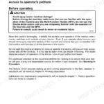 New Holland 3600-2 All Rounder Plus+ operator manual page for controls, instruments, and platform access.