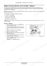 new-holland-421hb-variants-draper-header-service-manual-48106362-procedures-64.webp New Holland DuraSwath 421HB-440HB hydraulic oil filter replacement procedure and diagram showing filter location.
