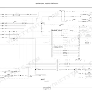 New Holland DuraSwath 421HB-440HB electrical wiring diagram showing harness connectors and solenoid circuits.