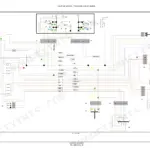 New Holland 5500, 6500, 7500 electrical system wiring diagram showing instrument cluster, fuse block, and harness connectors.