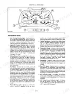 new-holland-boomer-1030-230gm-tractor-and-mower-deck-operator-manual-87487351-operations-29.webp New Holland Boomer 1030, 230GM instrument panel diagram and numbered component descriptions for gauges and indicator lights.
