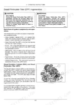 new-holland-boomer-37-compact-tractor-operator-manual-47901826-operations-94.webp New Holland Boomer 37 DPF regeneration operating instructions, system component definitions, and DOC/DPF exhaust system diagram.
