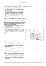 new-holland-boomer-37-compact-tractor-operator-manual-47901826-procedures-185.webp New Holland Boomer 37 hydrostatic transmission neutral adjustment procedure and linkage component diagram.