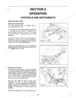 new-holland-boomer-4055-boomer-4060-tractor-operator-manual-87477193-controls-30.webp New Holland Boomer 4055, Boomer 4060 operator manual page showing procedures for adjusting the tractor seat and seat belt.