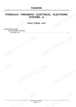 new-holland-br6090-combi-round-baler-service-manual-87711078b-error-codes-231.webp New Holland BR6090 Combi table of contents page for hydraulic, pneumatic, and electronic systems fault code index.