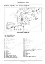 new-holland-discbine-313-discbine-316-disc-mower-conditioner-service-manual-48049004-exploded-view-78.webp New Holland Discbine 313, 316 exploded view diagram of the PTO swivel gearbox assembly with numbered component parts list.