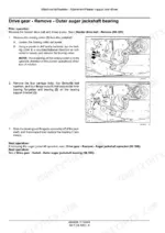 new-holland-durabine-416-durabine-419-durabine-416-specialty-disc-header-service-manual-48049006-procedures-161.webp New Holland Durabine 416, 419, 416 Specialty procedure for removing the outer auger jackshaft bearing.