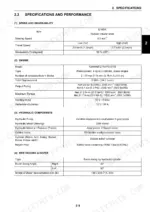 new-holland-e10sr-mini-crawler-excavator-service-manual-84363846-specs-23.webp New Holland E10SR specifications table for engine, hydraulic components, speed, gradeability, and side digging dozer dimensions.