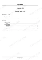 new-holland-e16b-e18b-mini-excavator-service-manual-84533365b-hydraulic-105.webp New Holland E16B, E18B service manual table of contents for engine cylinder head inspection, disassembly, and assembly.