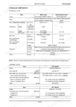 new-holland-e215c-e245c-crawler-excavator-service-manual-84550265a-specs-65.webp New Holland E215C, E245C hydraulic pump and control valve specifications table including pressure and flow rate data.