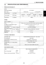 new-holland-e27b-compact-hydraulic-excavator-service-manual-s5pv0023e02-specs-22.webp New Holland E27B service manual specifications table for engine, hydraulic components, speed, gradeability, and side digging.