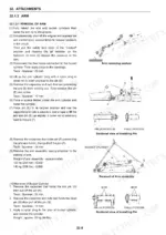 new-holland-e30b-e35b-compact-hydraulic-excavator-service-manual-s5pw0033e02-procedures-275.webp New Holland E30B, E35B service manual: procedures for removing the arm assembly and bucket cylinder with component diagrams.