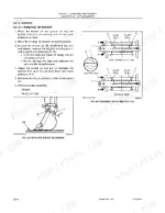 new-holland-eh27-b-hydraulic-excavator-shop-manual-6-78100-na-procedures-284.webp New Holland EH27.B bucket removal procedure, showing pin and dust seal assembly diagrams for bucket link and arm connections.