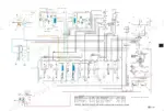 new-holland-eh45-compact-excavator-service-manual-6-75750-hydraulic-106.webp New Holland EH45, SK45SR-2 hydraulic system diagram showing travel circuit, control valves, and valve pressure specifications table.