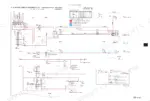 new-holland-eh45-compact-excavator-service-manual-6-75750-wiring-134.webp New Holland EH45, SK45SR-2 electric circuit diagram showing instrument panel, relay assembly, and wire color table.
