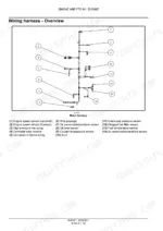 new-holland-f3-series-engine-service-manual-84474511-wiring-45.webp New Holland F3DE3684A... wiring harness overview diagram showing ECU, sensors, and connectors with numbered component legend.