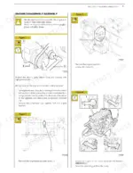 new-holland-f3be0684h-f3be0684g-12-9l-engine-repair-manual-87523643-procedures-31.webp New Holland F3BE0684H, F3BE0684G engine disassembly procedures, showing compressor removal, oil pressure valve, and rotary stand mounting.
