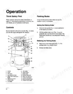 new-holland-gt20-garden-tractor-operator-manual-42682200-operations-16.webp New Holland GT20 operator manual page showing controls diagram, parking brake setting and releasing procedures.