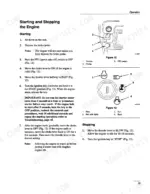 new-holland-gt20-garden-tractor-operator-manual-42682200-operations-17.webp New Holland GT20 engine starting and stopping procedures with throttle, choke, PTO switch, and ignition key diagrams.